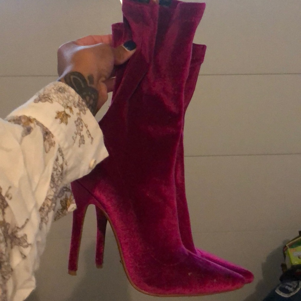 Public desire suede bootie